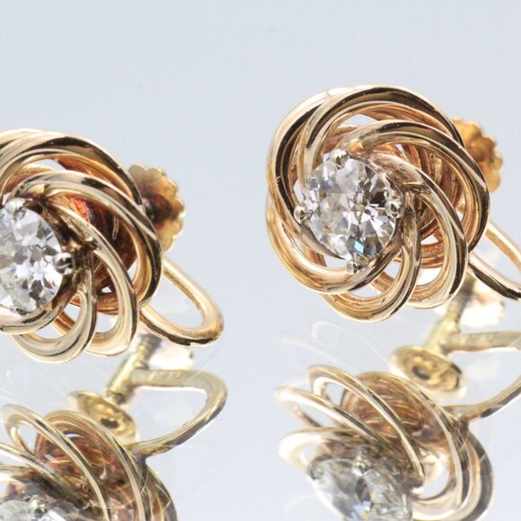 F & F Felger For Tiffany & Co 14K Gold 3.36 Carats Diamond VS1 S1 Jewelry Suite - Picture 13 of 16